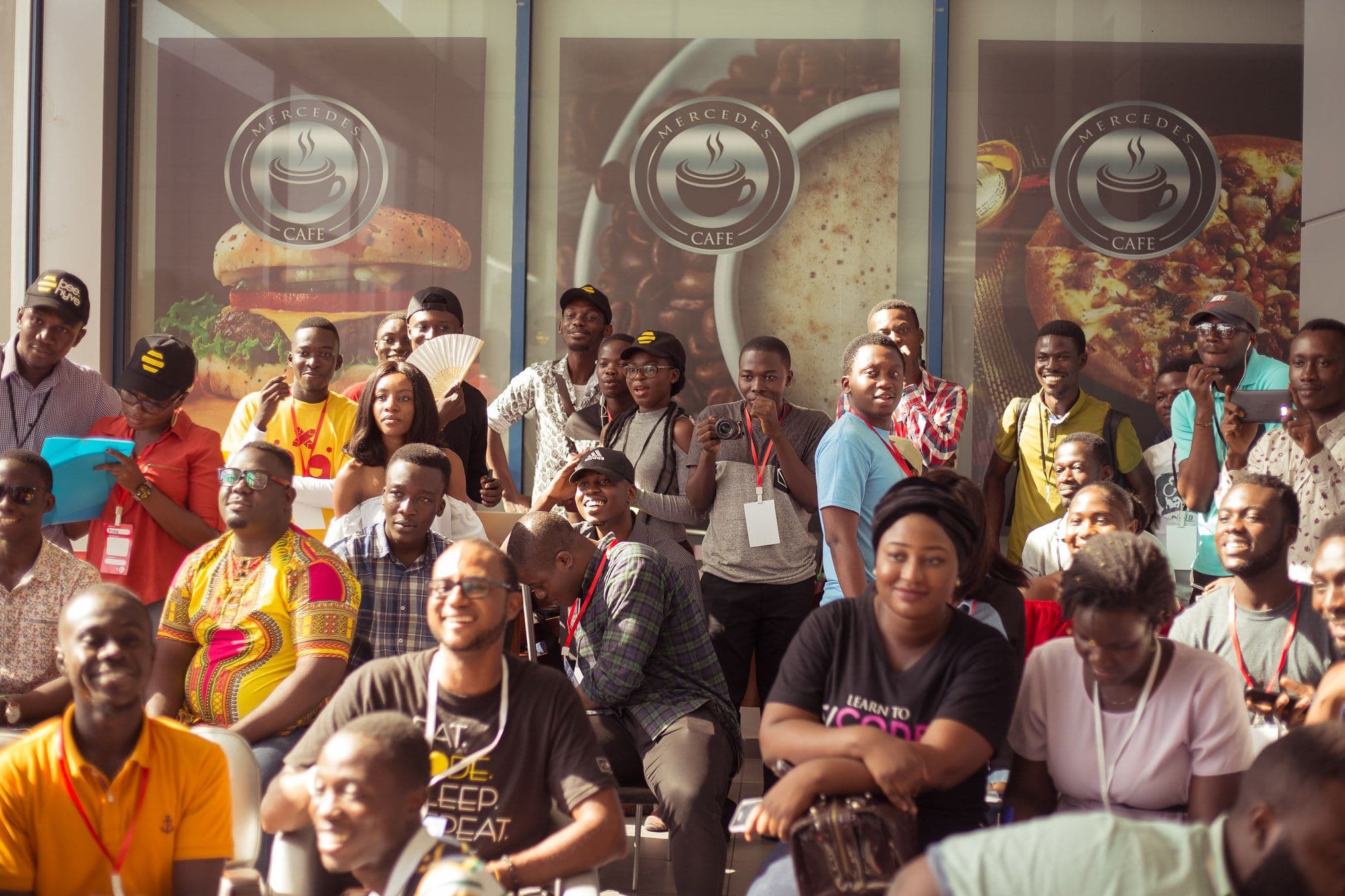 dEX Ghana community at a creative event